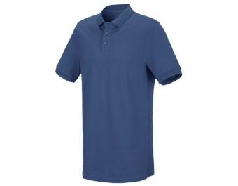e.s. Piqué-Polo cotton stretch, long fit
