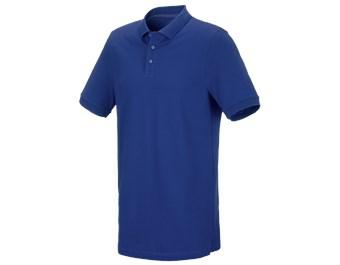 e.s. Piqué-Polo cotton stretch, long fit