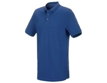 e.s. Piqué-Polo cotton stretch, long fit