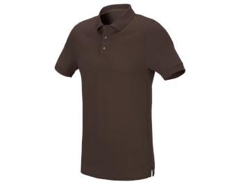 e.s. Pique-Polo cotton stretch, slim fit