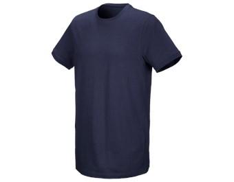 e.s. T-Shirt cotton stretch, long fit