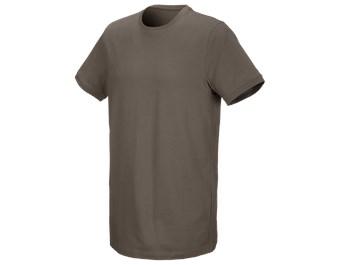 e.s. T-Shirt cotton stretch, long fit