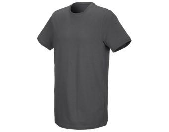 e.s. T-Shirt cotton stretch, long fit