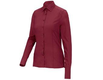 Business-blouse e.s.comfort, lange mouw