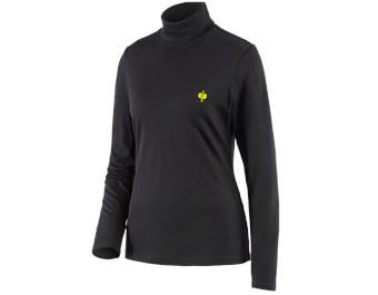 Shirt met col Merino e.s.trail, dames