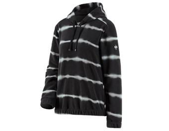 Fleece hoody tie-dye e.s.motion ten, dames