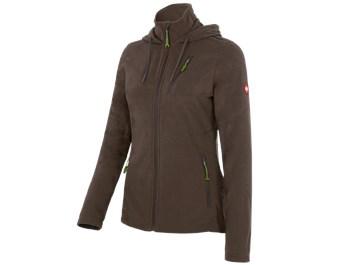 Fleece capuchonjack e.s.motion 2020, dames