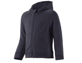 e.s. hoody-sweatjack cotton stretch, kinderen