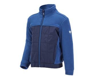 Hybride fleecejack e.s.concrete, kinderen