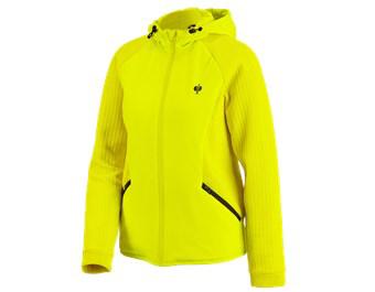 Hybride gebreide jack met capuchon e.s.trail,dames