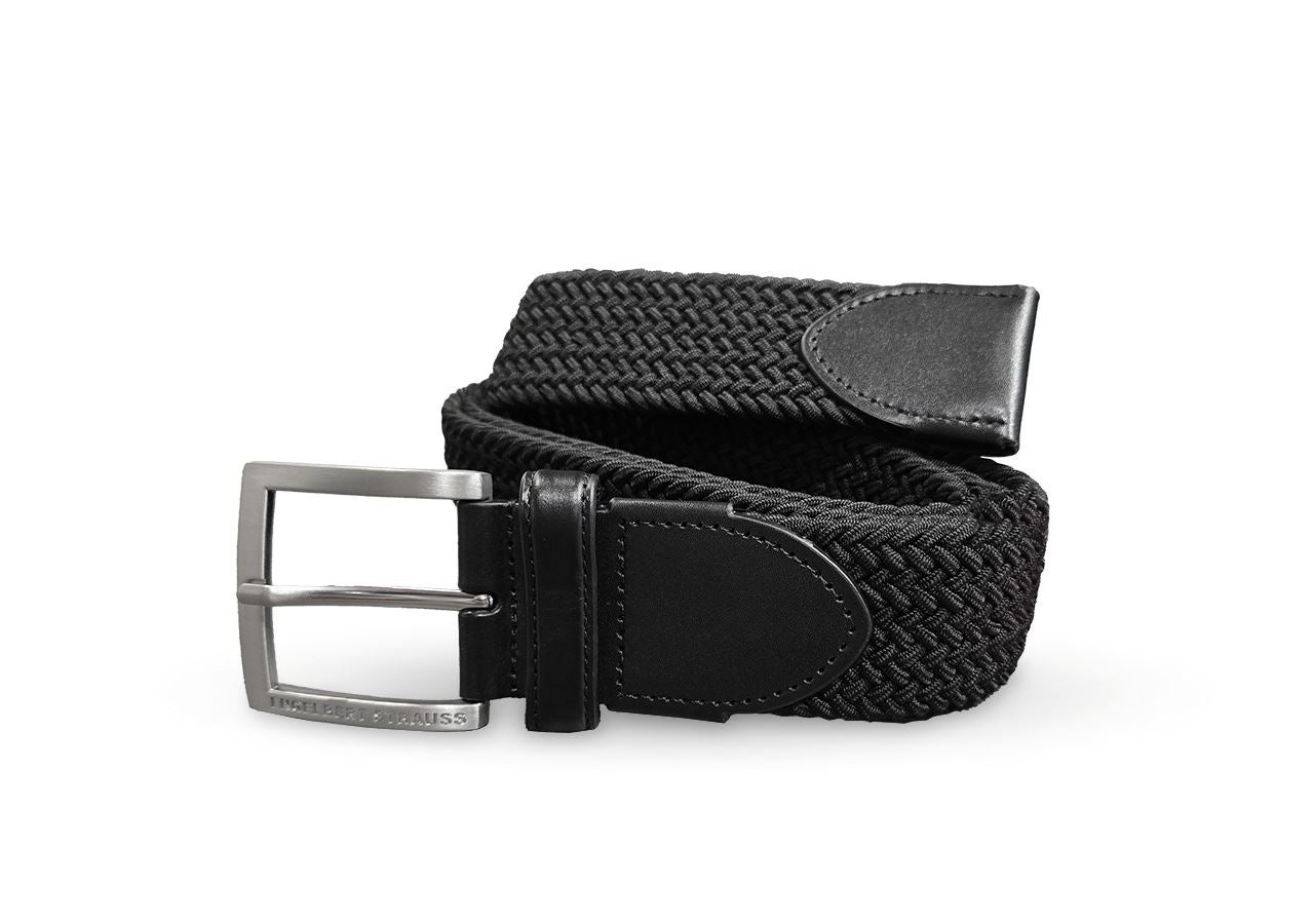 Accessoires: e.s. herenriem stretch + zwart