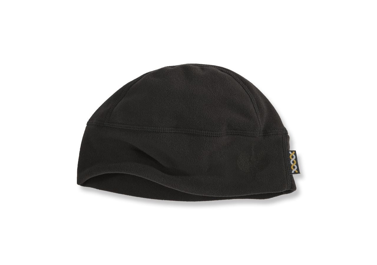Accessoires: e.s. FIBERTWIN® microfleece muts + zwart