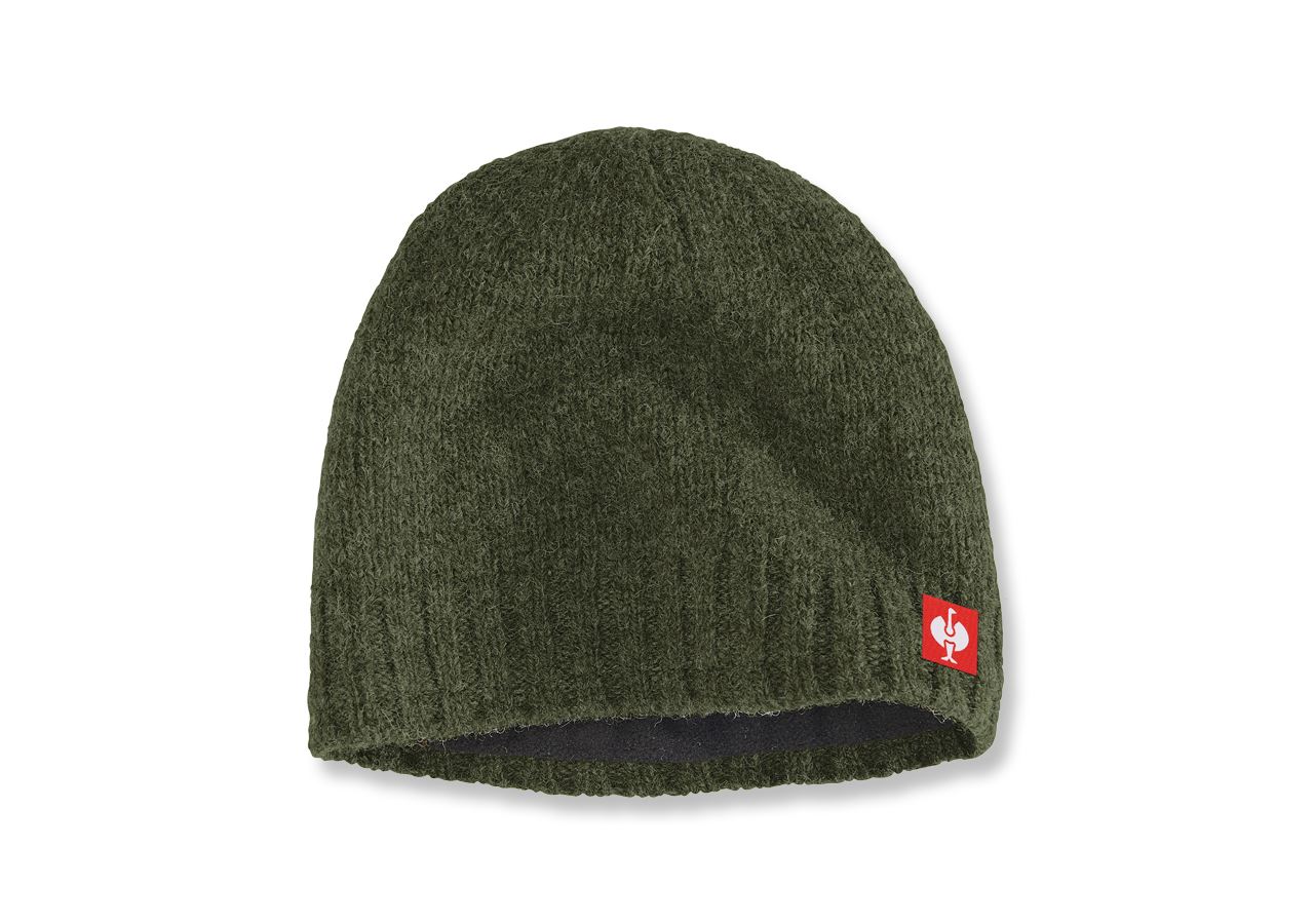 Accessoires: e.s. Grof gebreide muts + tijm