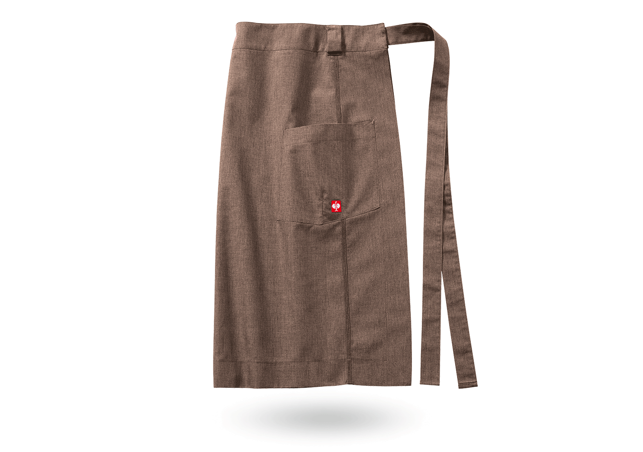 Onderwerpen: Bistroschort e.s.fusion, heren + kastanje melange