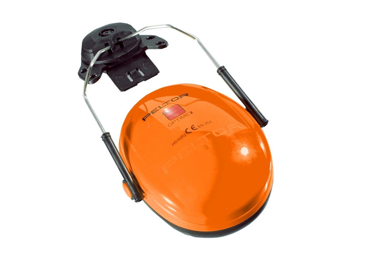 Oorkappen: 3M Peltor Gehoorbeschermer v. helmbevest. Optime I + oranje
