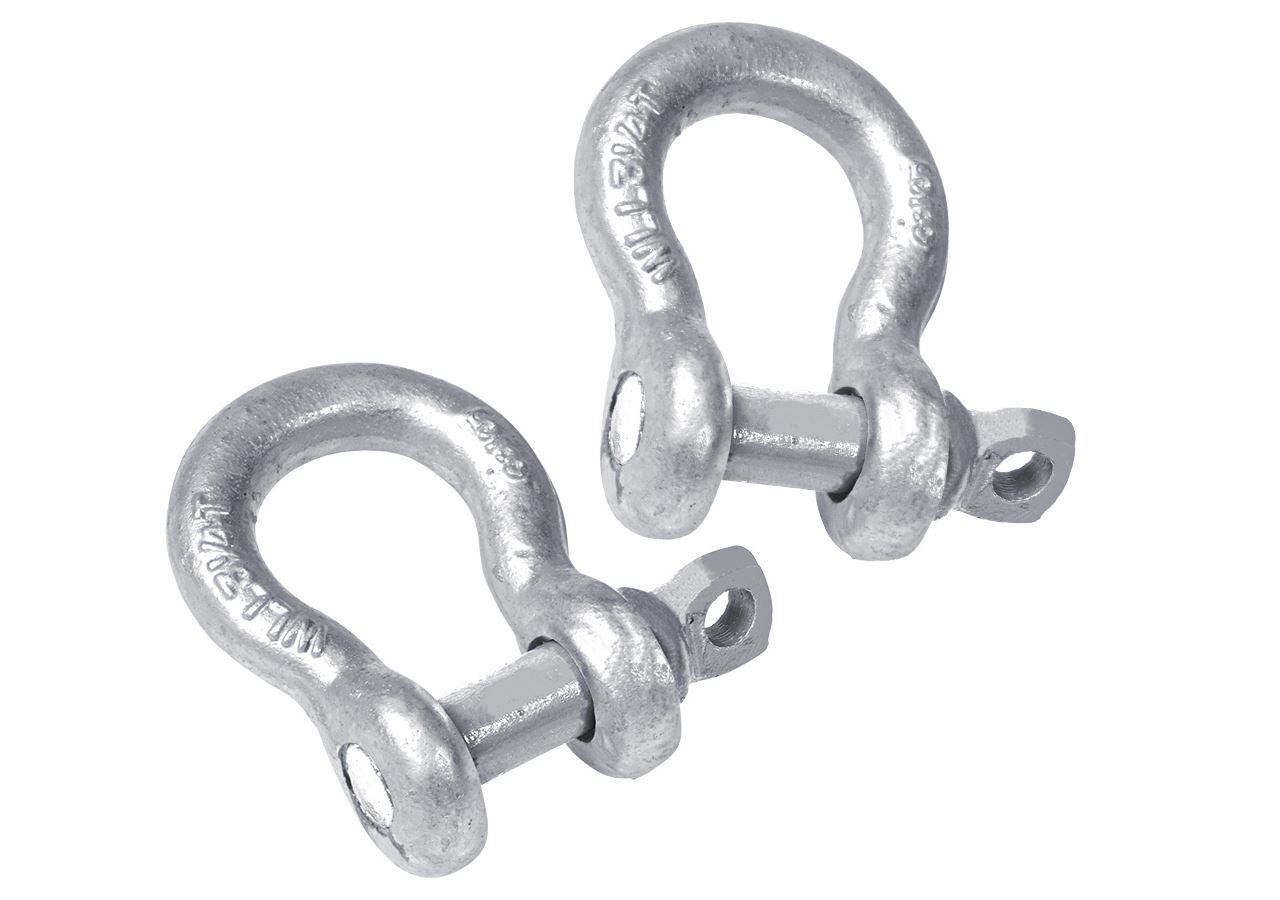 Toebehoren: Harpsluitingen, gebogen, set van 2
