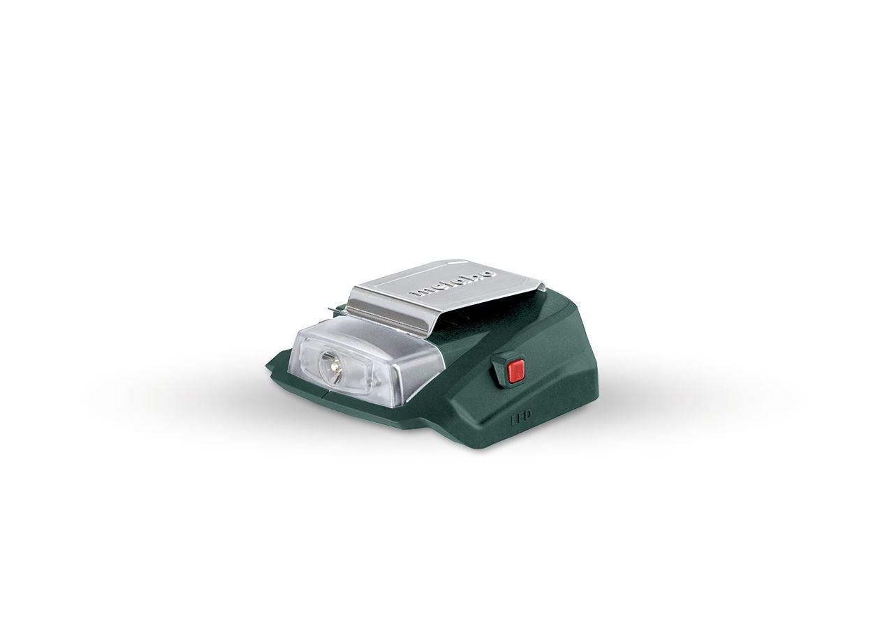 Lampen | verlichting: Metabo 18,0 V USB-power-adapter met lamp
