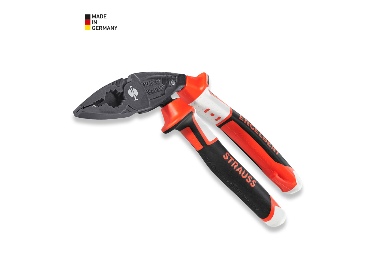Tangen: e.s. ergonomische kracht-combinatietang