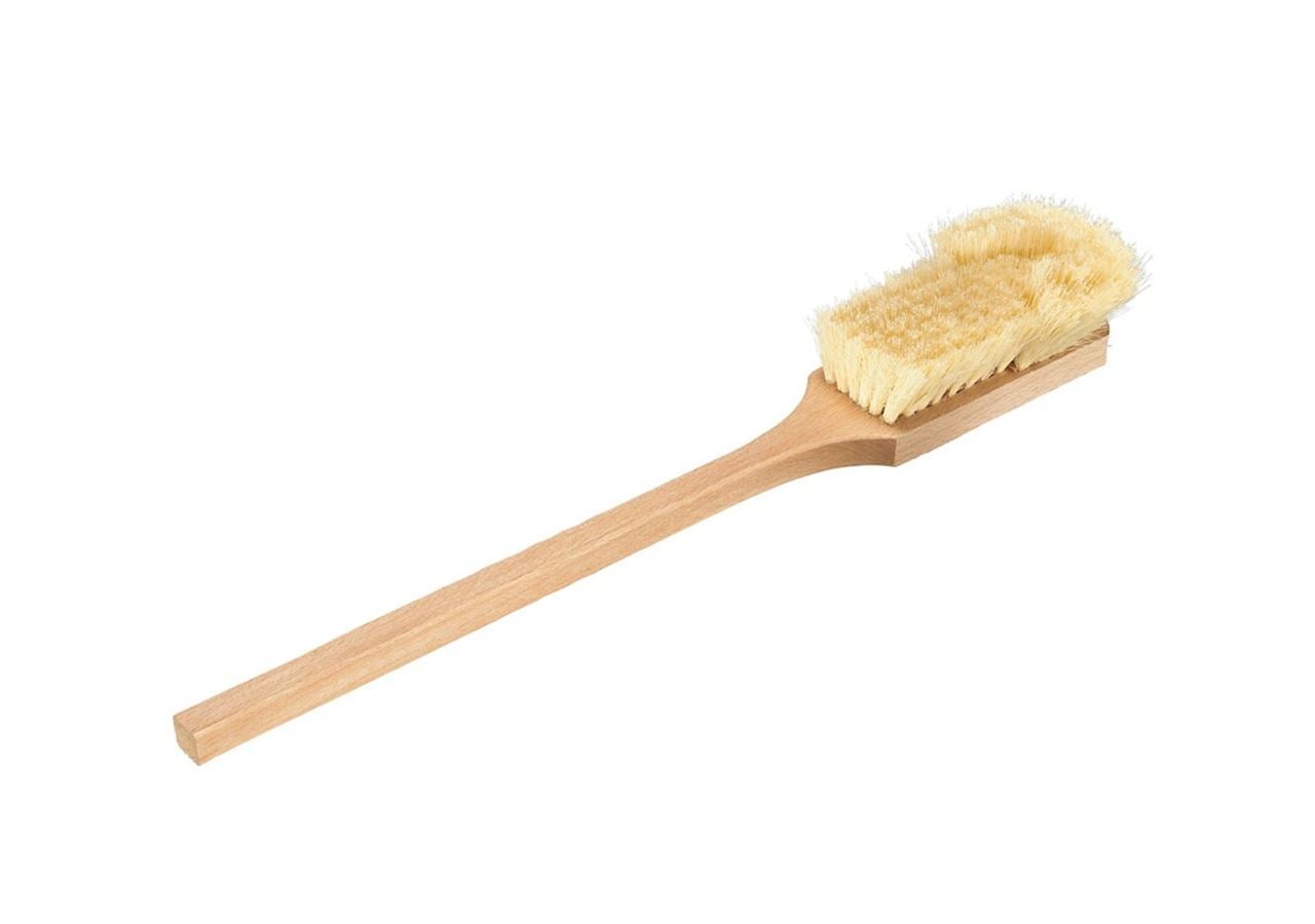 Bezems | Borstels | Schrobbers: Spatbordborstel fiber met groot baard