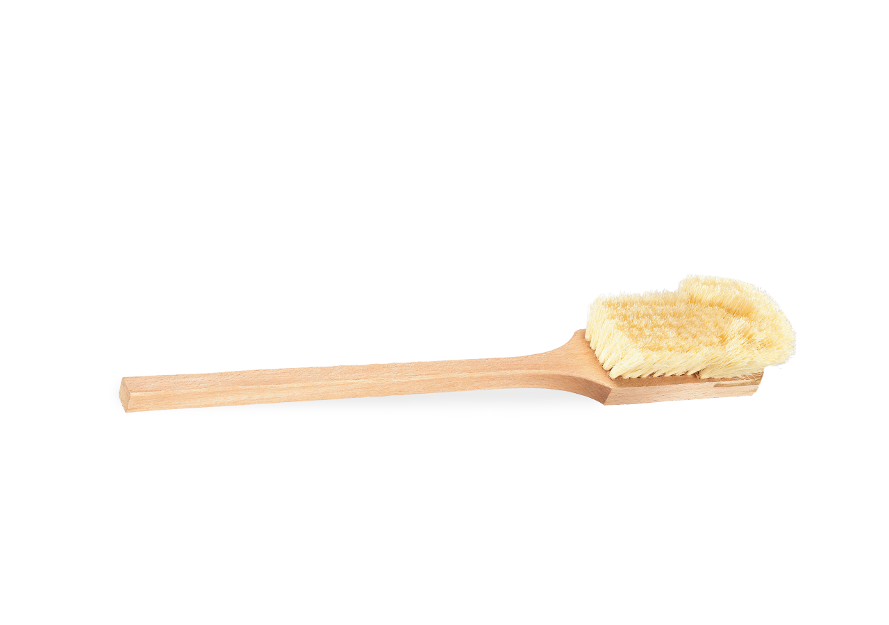 Bezems | Borstels | Schrobbers: Spatbordborstel fiber met groot baard