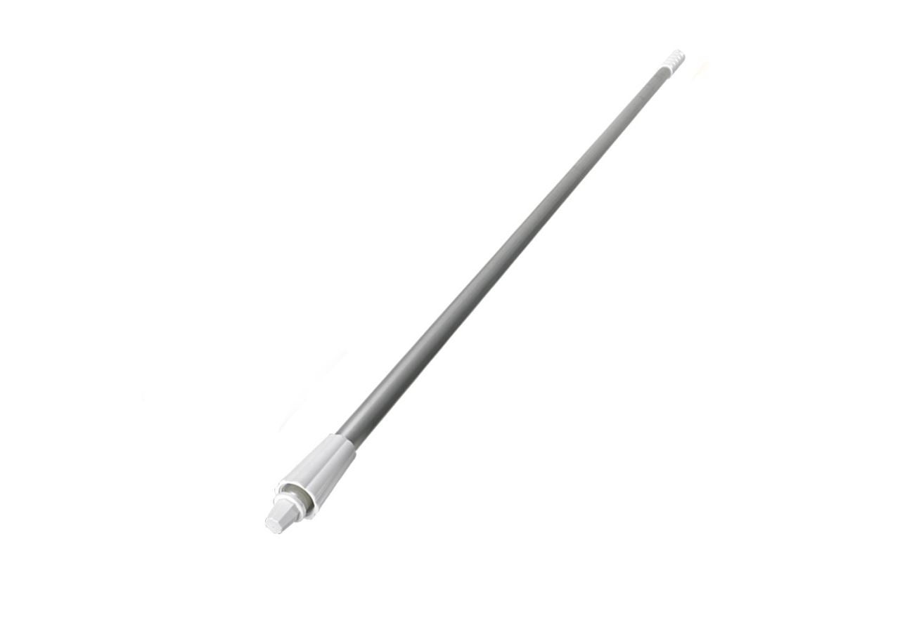 Bezems | Borstels | Schrobbers: Aluminium steel + wit