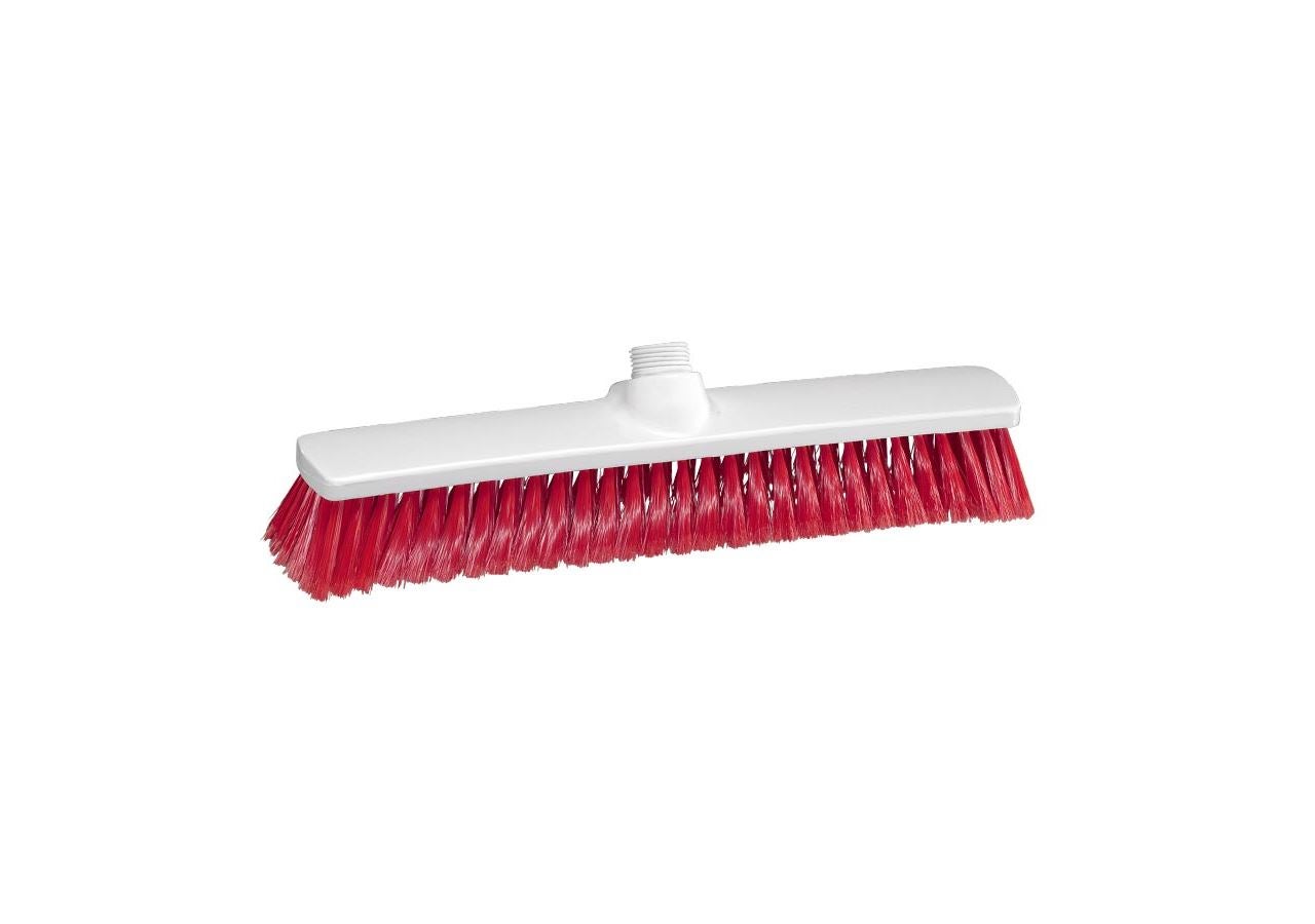 Bezems | Borstels | Schrobbers: Zaalveger, smal + rood