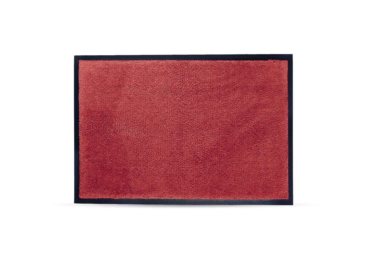 Vloermatten: Comfortmatten met rubberen rand + terracotta