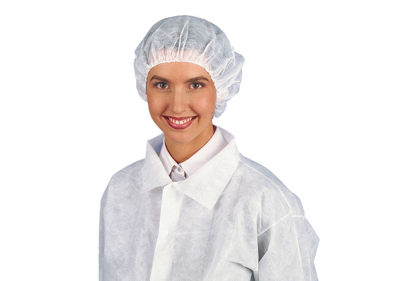 Wegwerpkleding: Kapje Lady Top + wit
