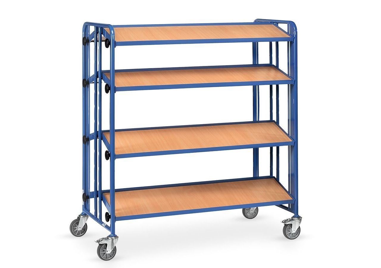 Strijkwagen: Montagewagen, tweezijdig met 4 tweedelige etages