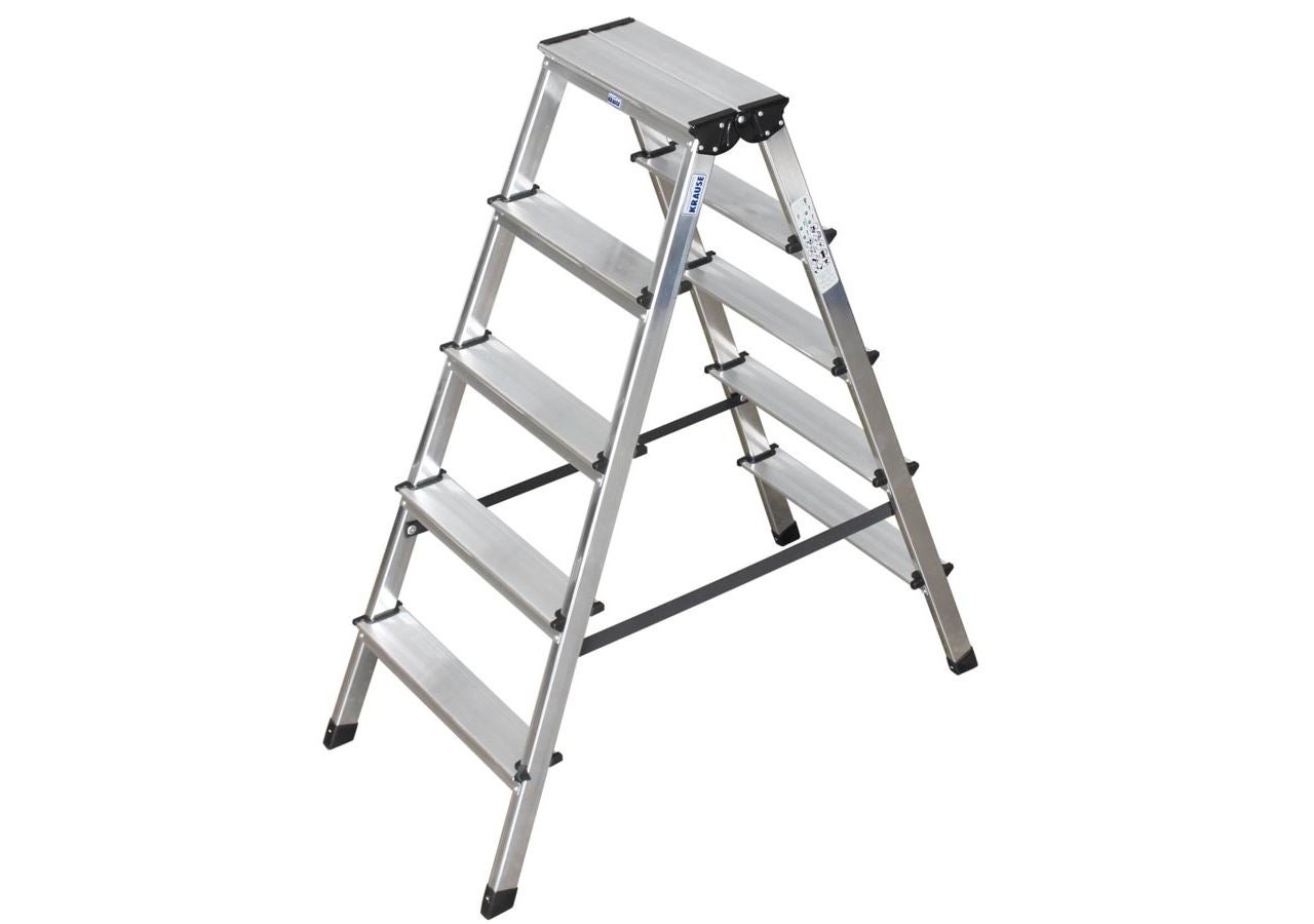 Ladders: KRAUSE Dubbel trapleer (aluminium)
