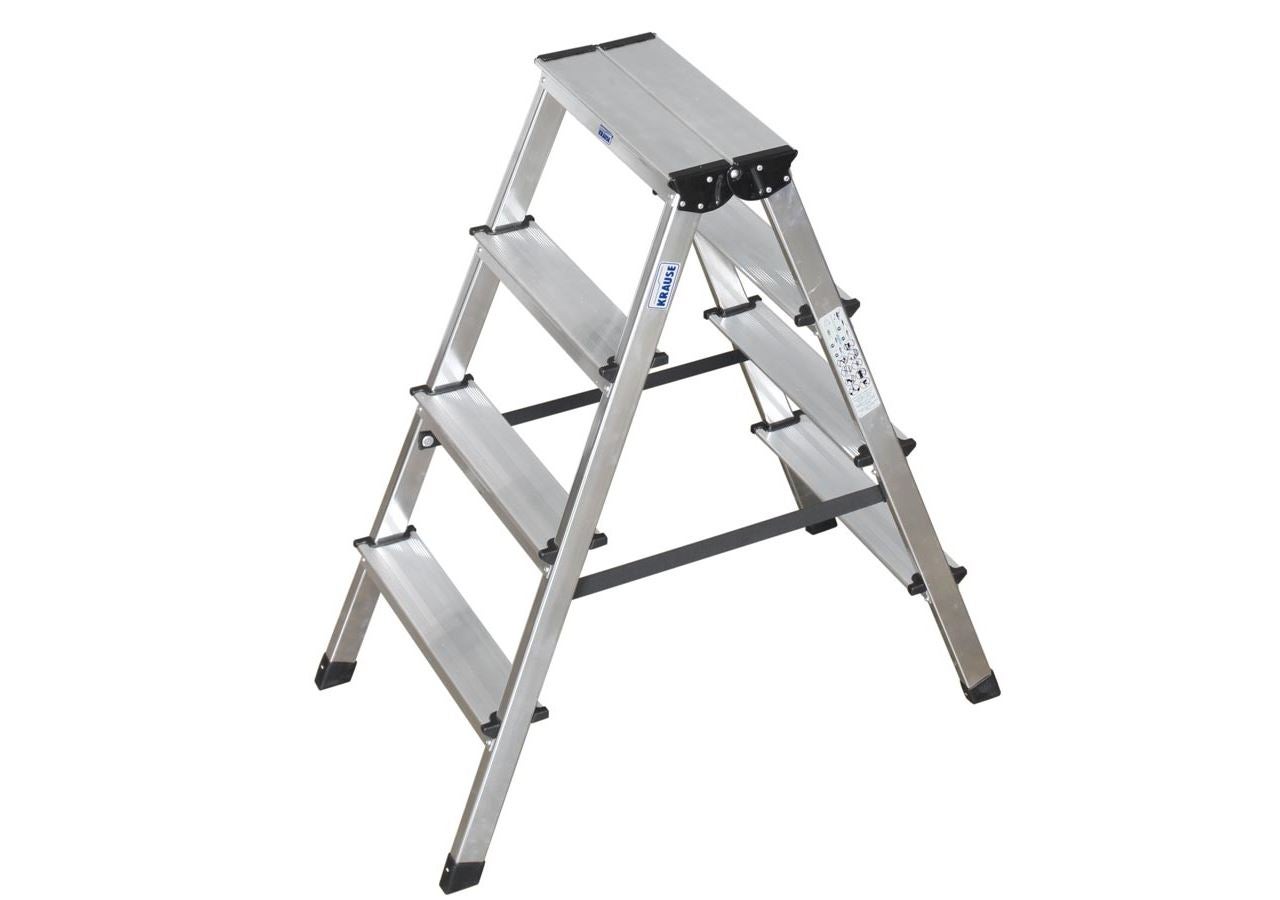 Ladders: KRAUSE Dubbel trapleer (aluminium)