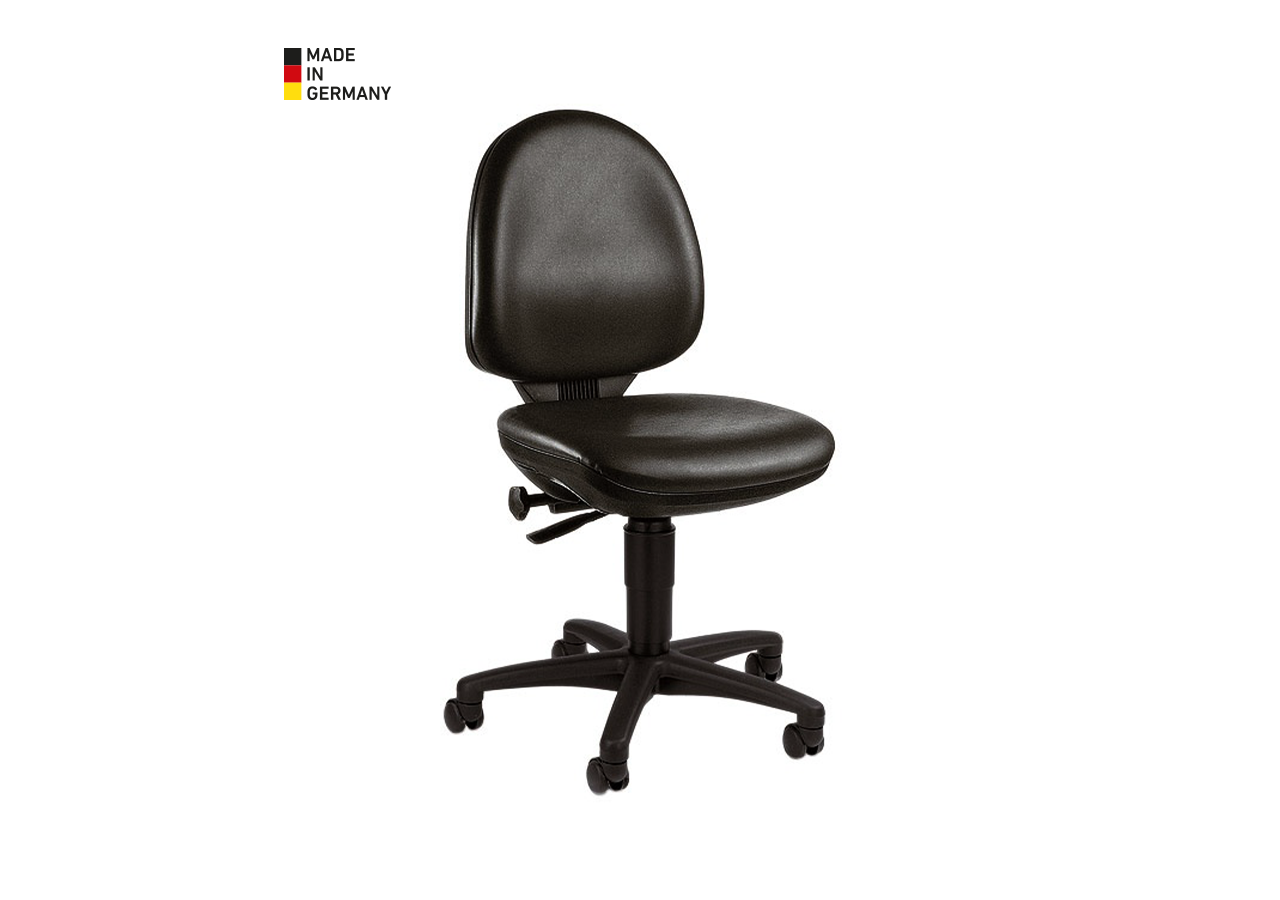 Stoelen: Draaibare werkstoel TEC 50 + zwart