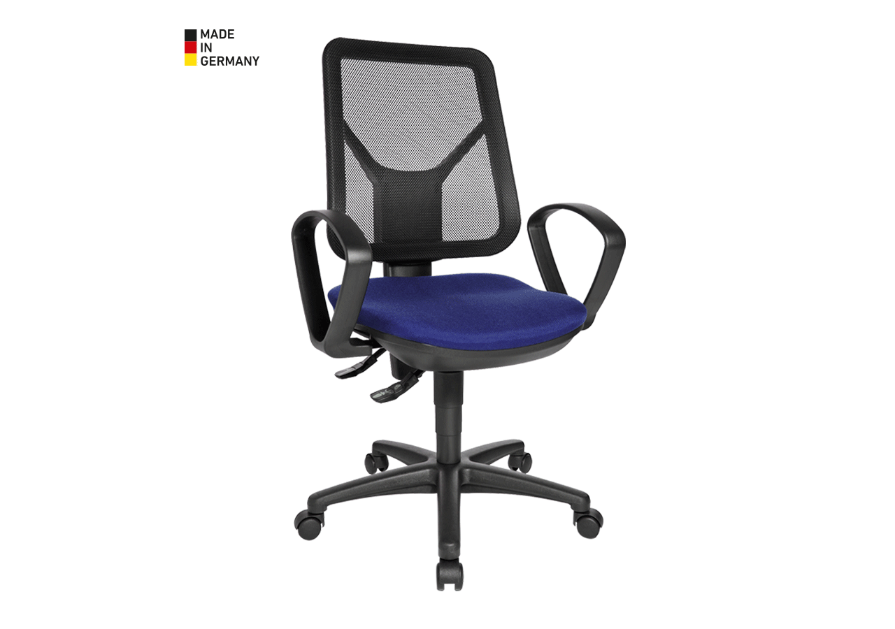 Stoelen: Bureaudraaistoel Ergo + blauw