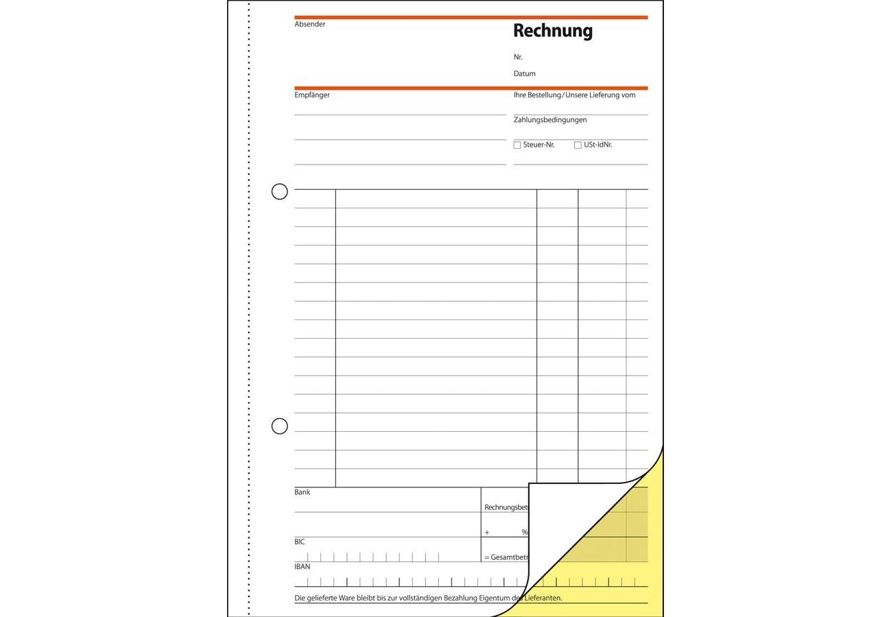 Papierproducten: Sigel Formulierenblokken Factuur