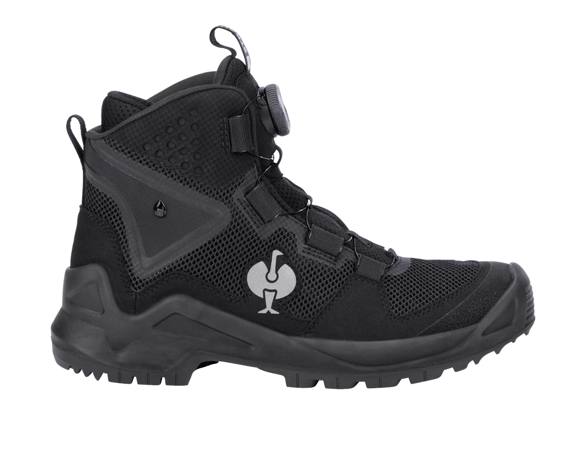 O6: O6 Werkschoenen e.s. Adelaide mid + zwart