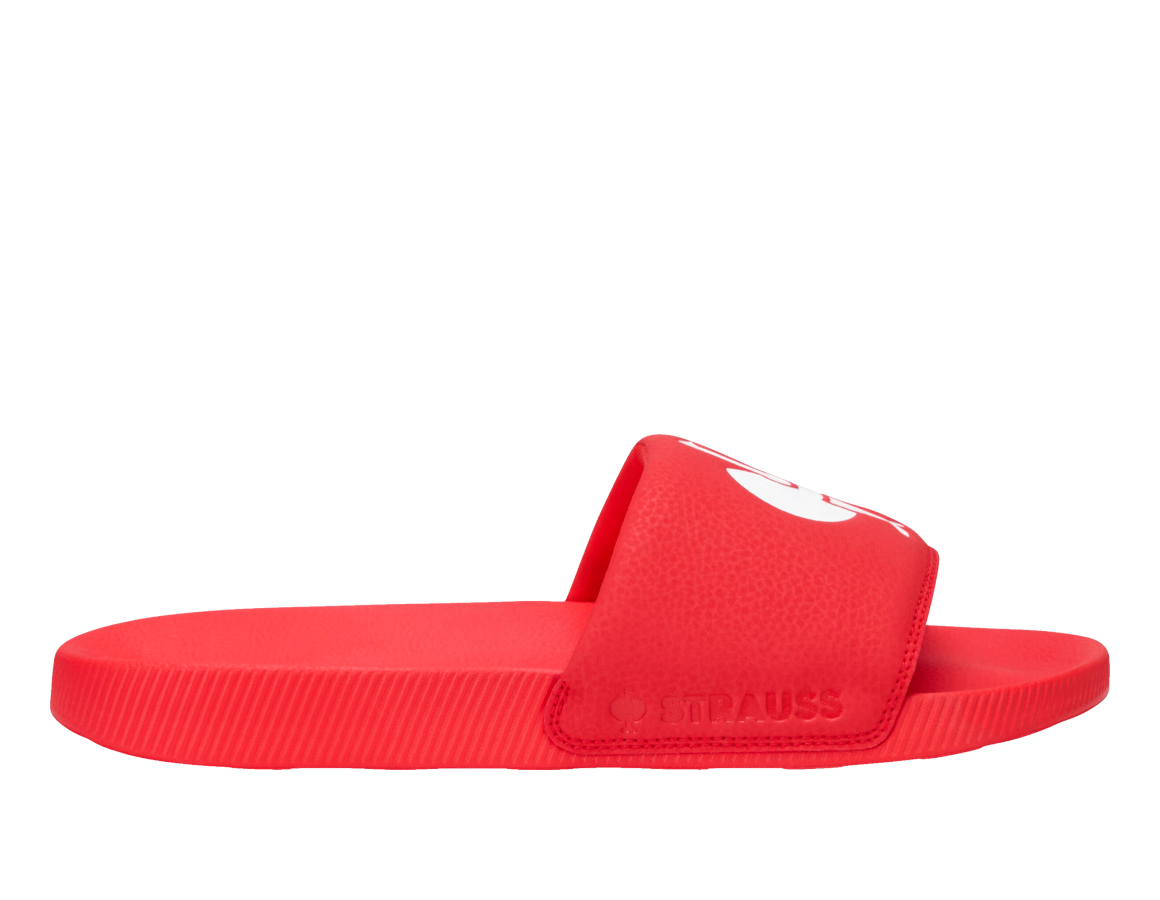 Werkklompen | Slippers: Badslippers e.s. Utica + strauss rood