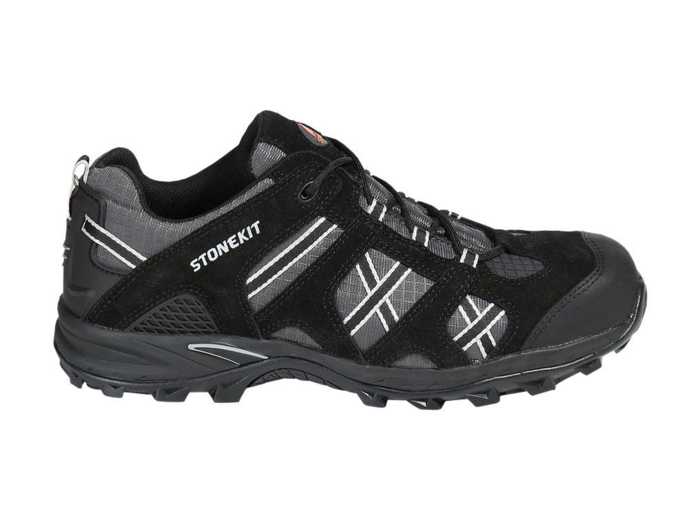 S1: STONEKIT S1 Halfhoge veiligheidsschoen Portland + zwart/asfalt