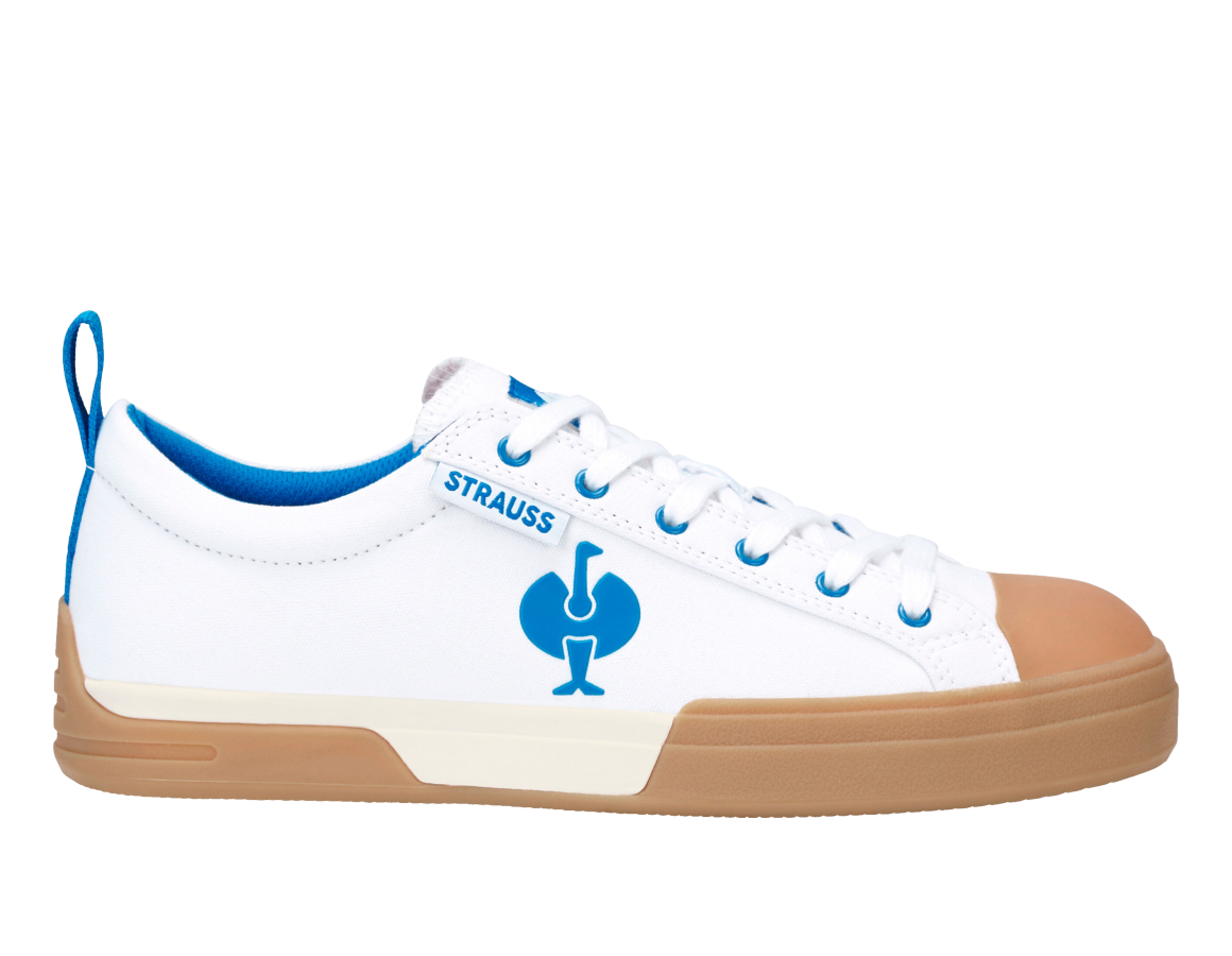 S1: S1 Veiligheidsschoenen e.s. Yatala low + wit/gentiaanblauw