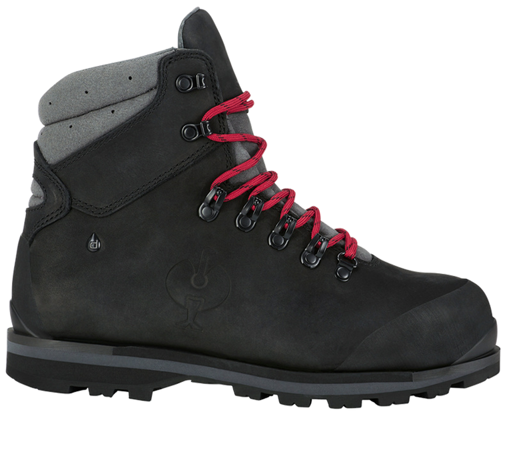 S7: S7L Veiligheidsschoenen e.s. Alrakis II mid + zwart/titaan/robijn
