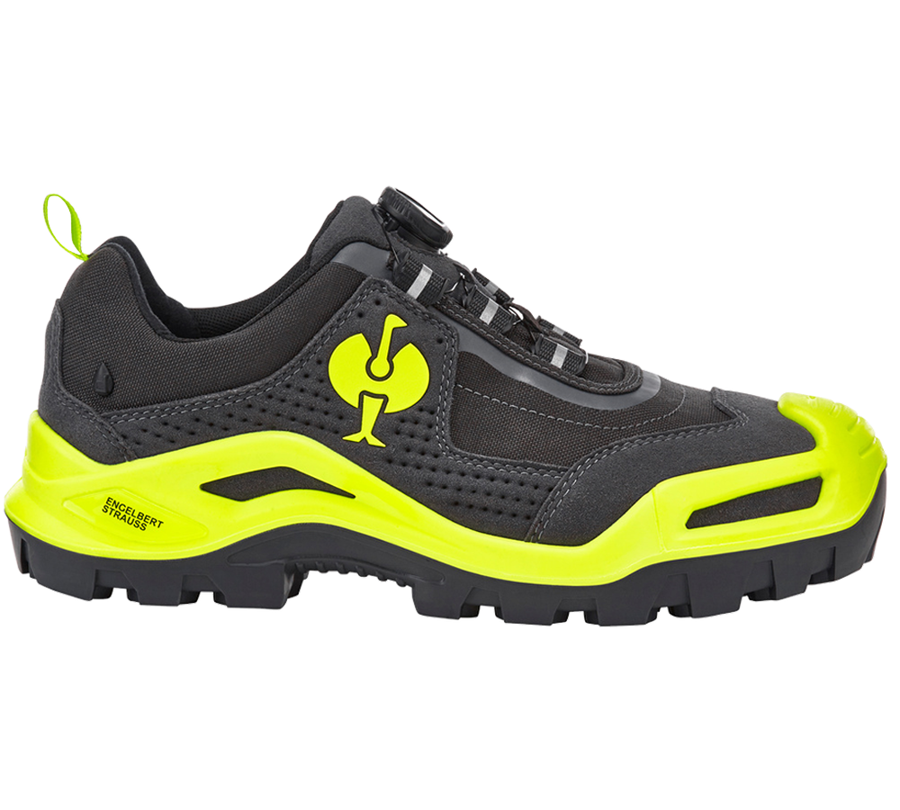 S3: S3 Veiligheidsschoenen e.s. Kastra II low + antraciet/signaalgeel