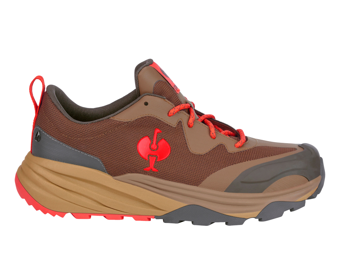 S6: S6 Veiligheidsschoenen e.s. Harlem low + woestijnbruin