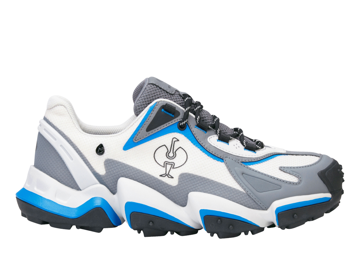 S7: S7S Veiligheidsschoenen e.s. Peoria low + zilver/gentiaanblauw