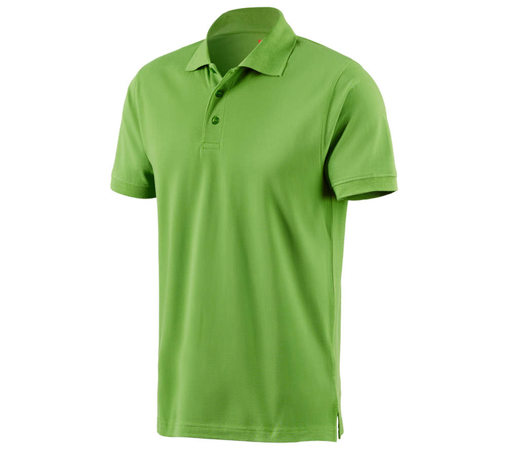 Bovenkleding: e.s. Polo-Shirt cotton + zeegroen