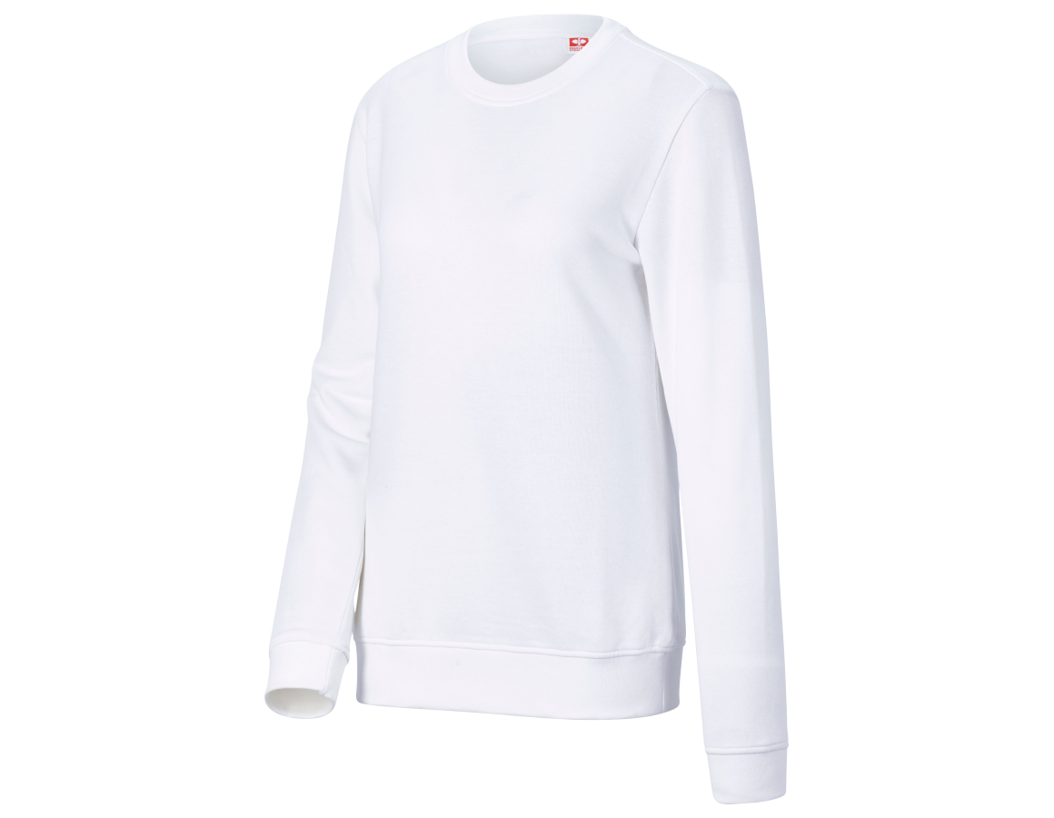 Bovenkleding: Sweatshirt e.s.industry, dames + wit