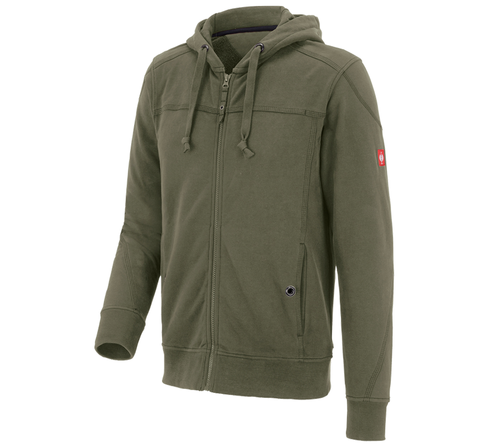 Bovenkleding: Capuchonjack cotton e.s.roughtough + tijm