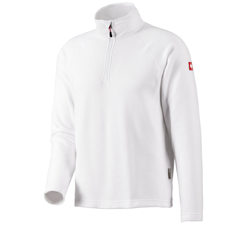 Bovenkleding: Microfleece schipperstrui dryplexx® micro + wit
