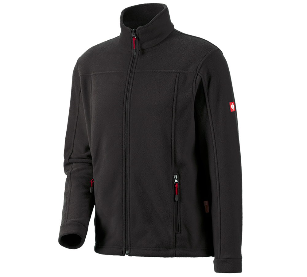 Werkjassen: Fleecejack e.s.classic + zwart