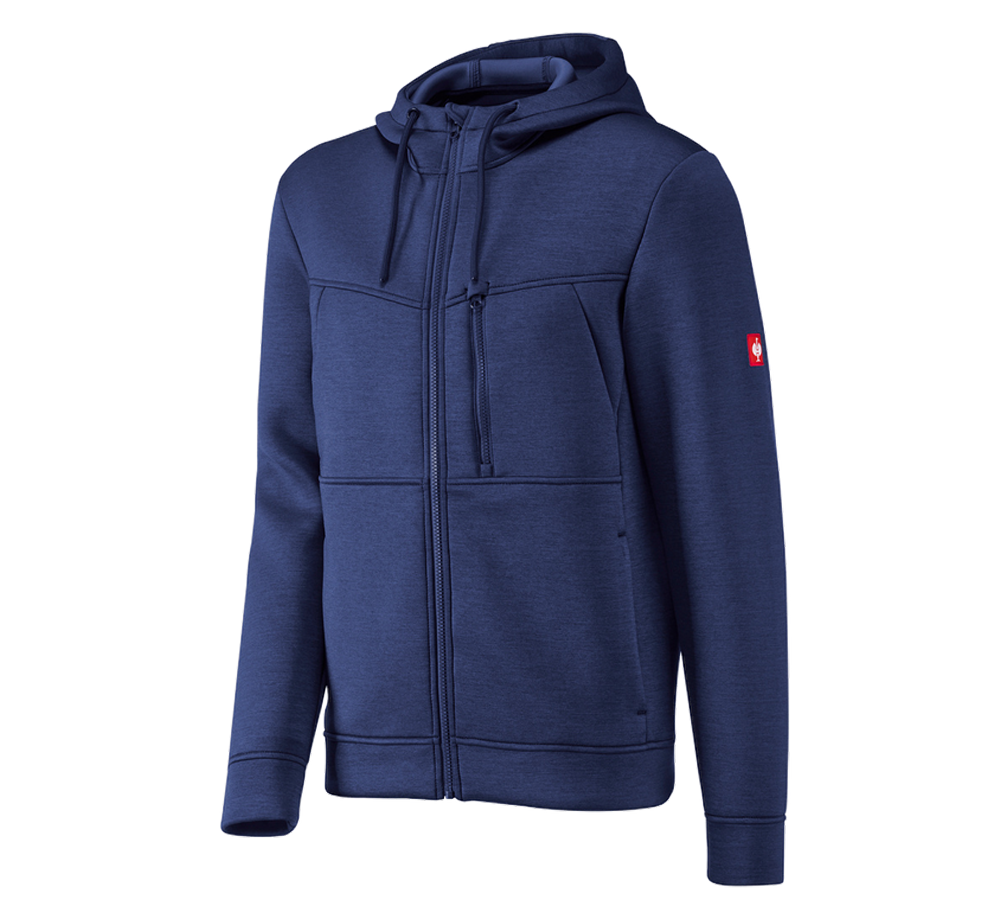Werkjassen: Capuchonjack climafoam e.s.dynashield + pacific melange
