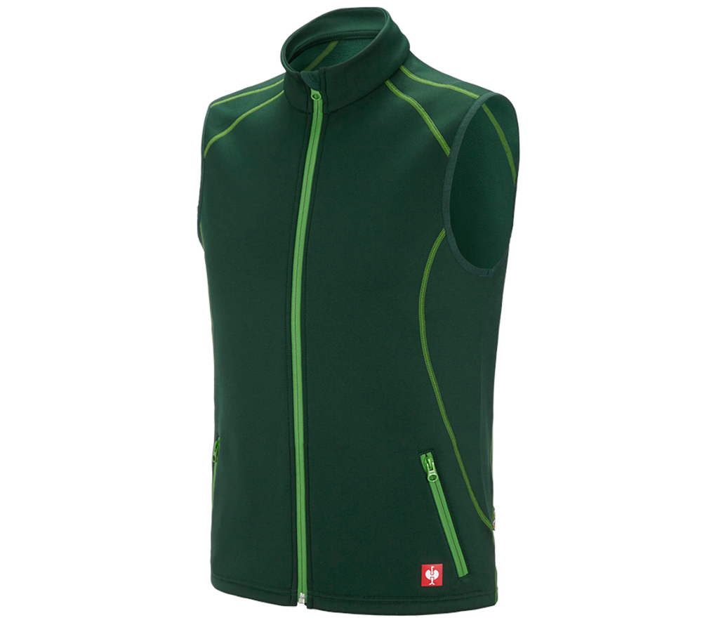 Werkvesten: Function bodywarmer thermostretch e.s.motion 2020 + groen/zeegroen