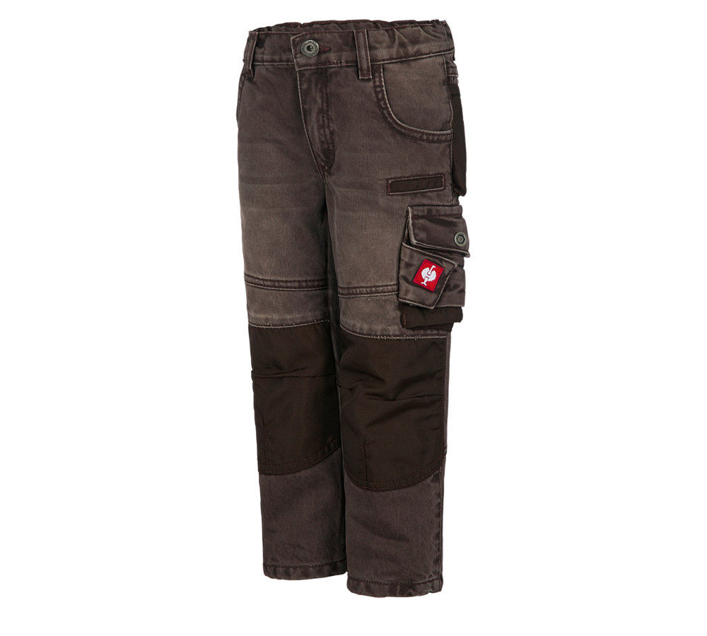 Broeken: Jeans e.s.motion denim, kinderen + kastanje